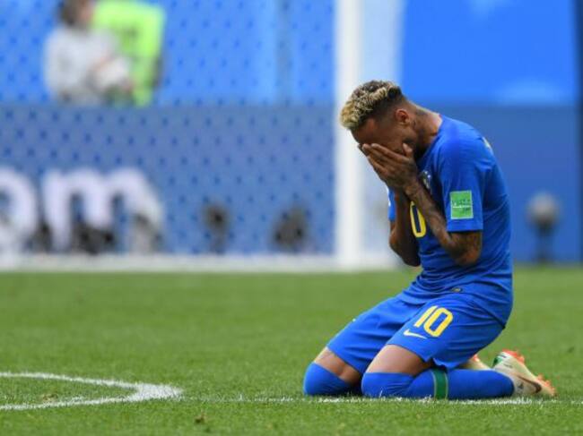 Neymar llora, tras la victoria contra Costa Rica