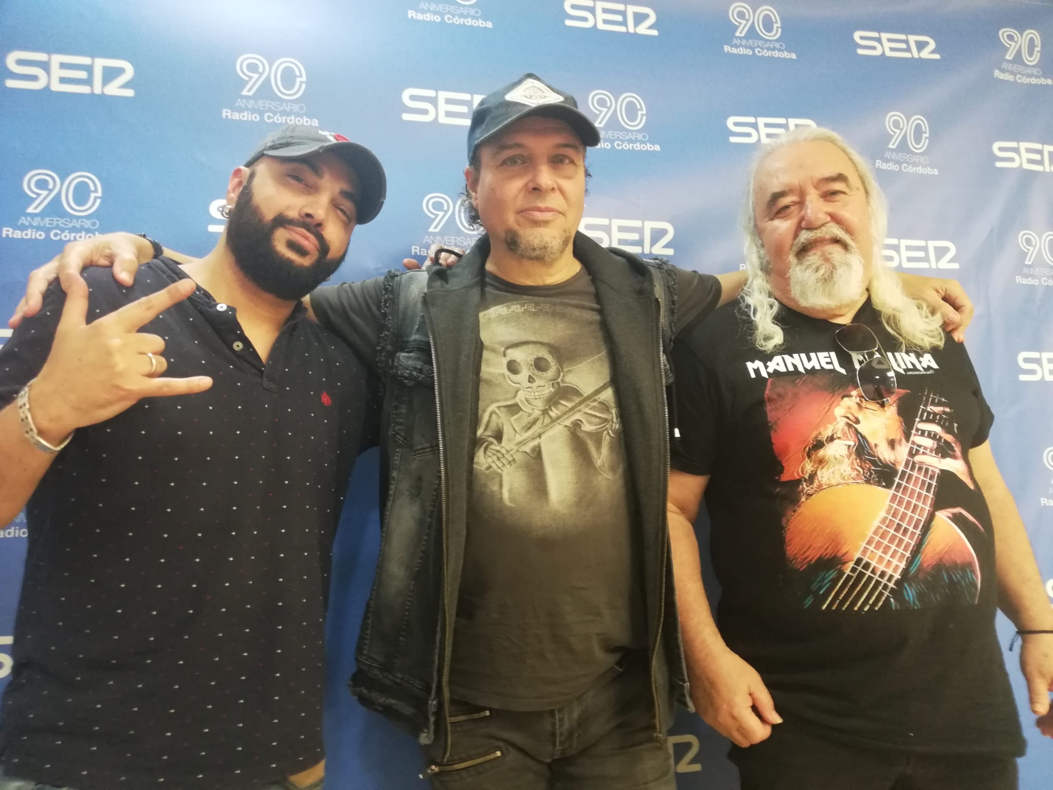 Nacho &quot;Papote&quot;, Manuel Escudero y Randy López del grupo Mozárabe