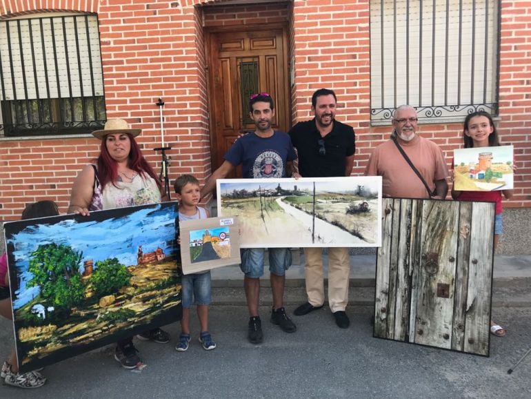 Participantes del Certamen de Pintura Duque de Alba