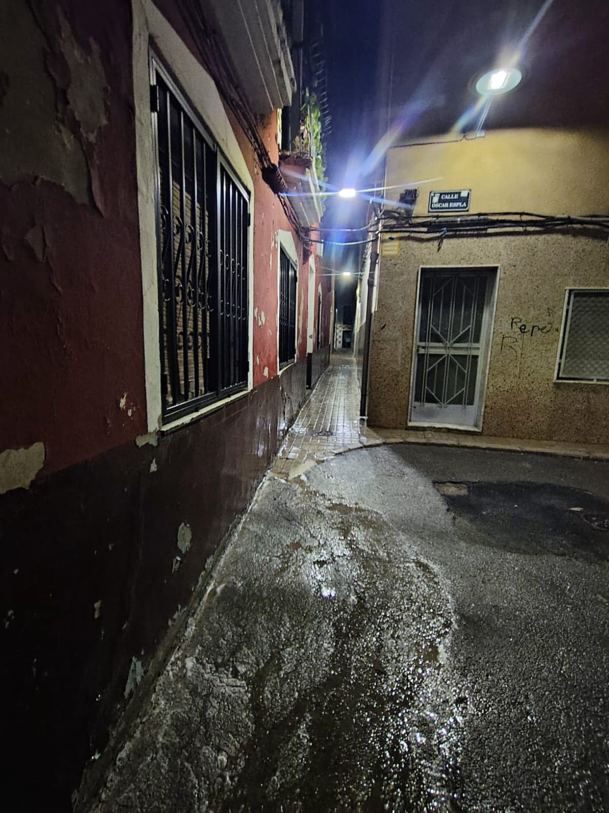 Limpieza en la zona centro