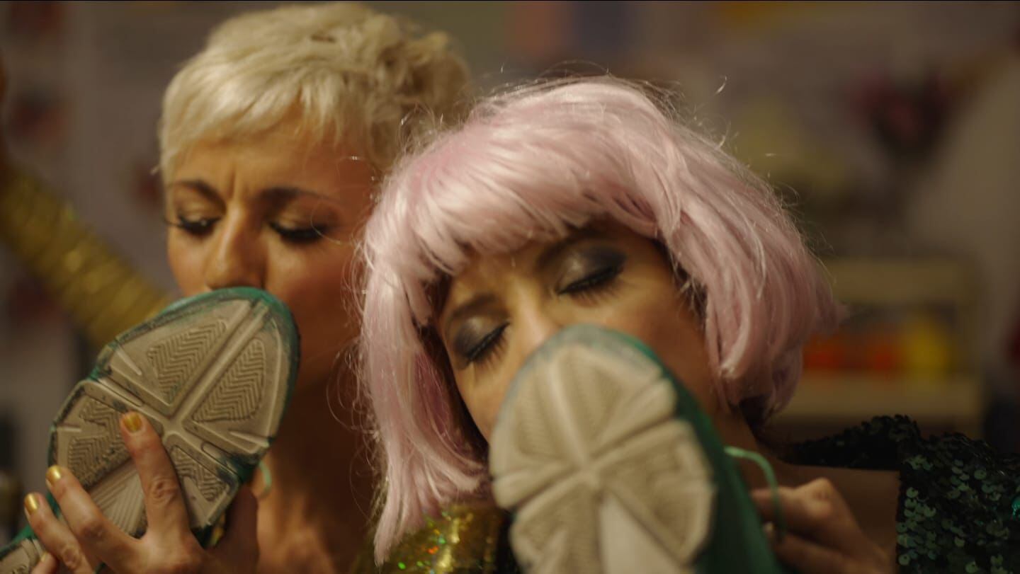 Rut Santamaría, en plena acción