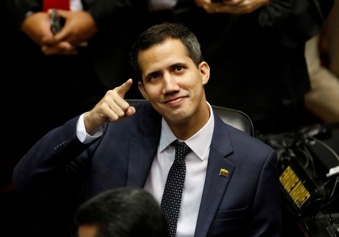 El presidente de la Asamblea Nacional de Venezuela, Juan Guaidó.