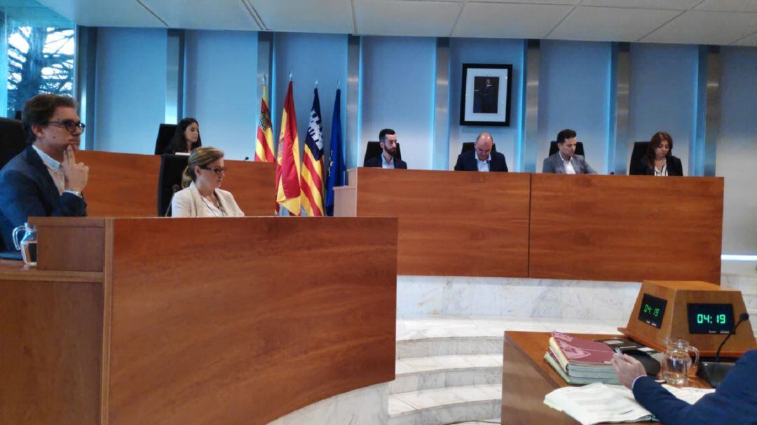 Un momento durante el pleno