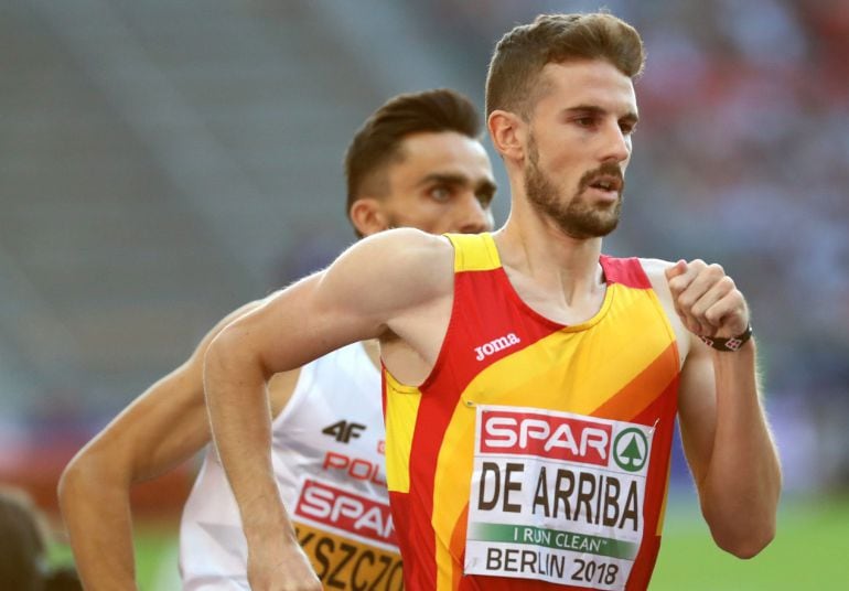 El salmantino en las semifinales del 800 del europeo de Berlín