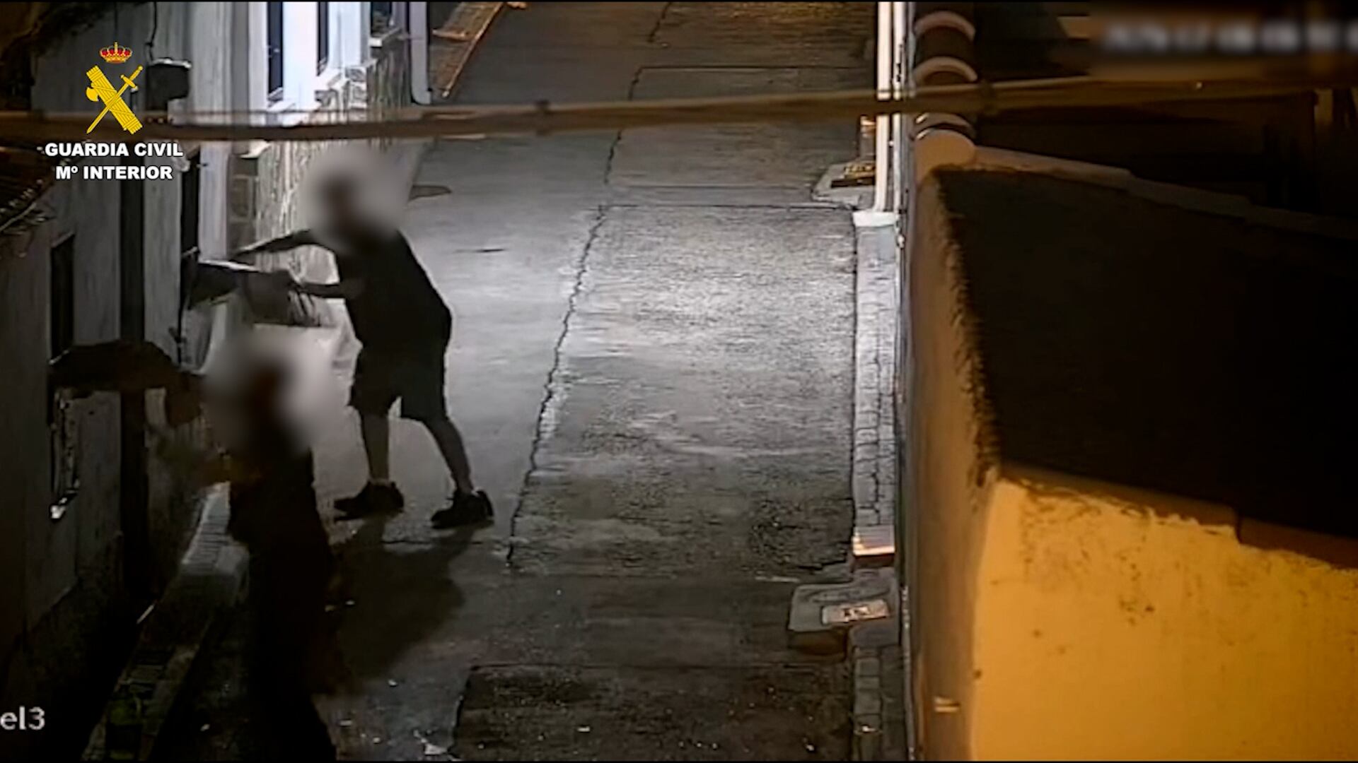 La Guardia Civil ha detenido a dos personas por supuesta implicación en un delito de odio cometido contra una mujer de unos 80 años y su hijo que estaban en una casa en Torres de Alameda (Madrid).