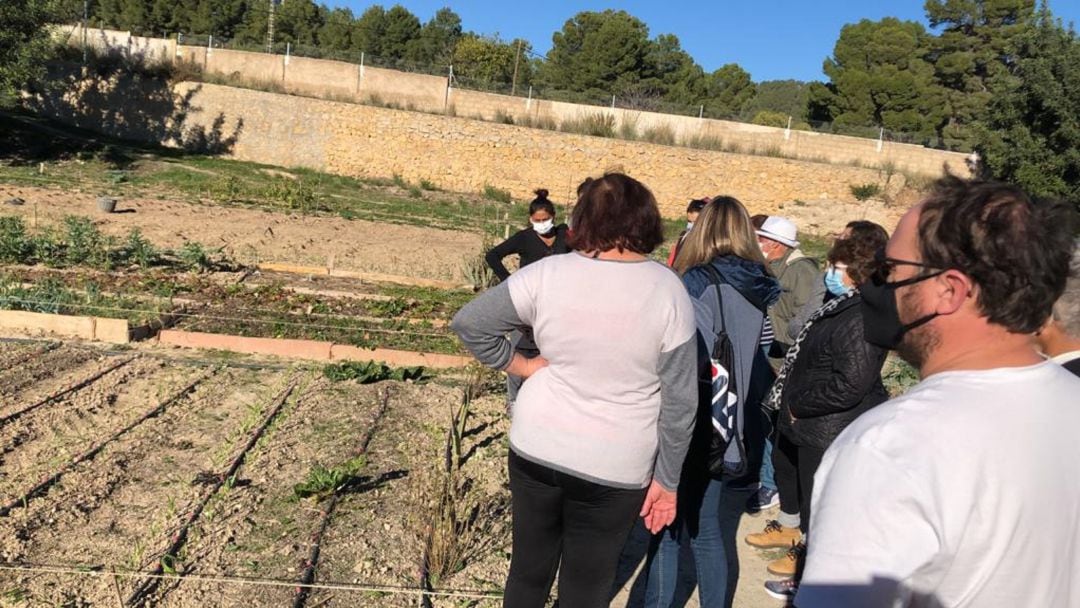 Encuentro en los huertos municipales