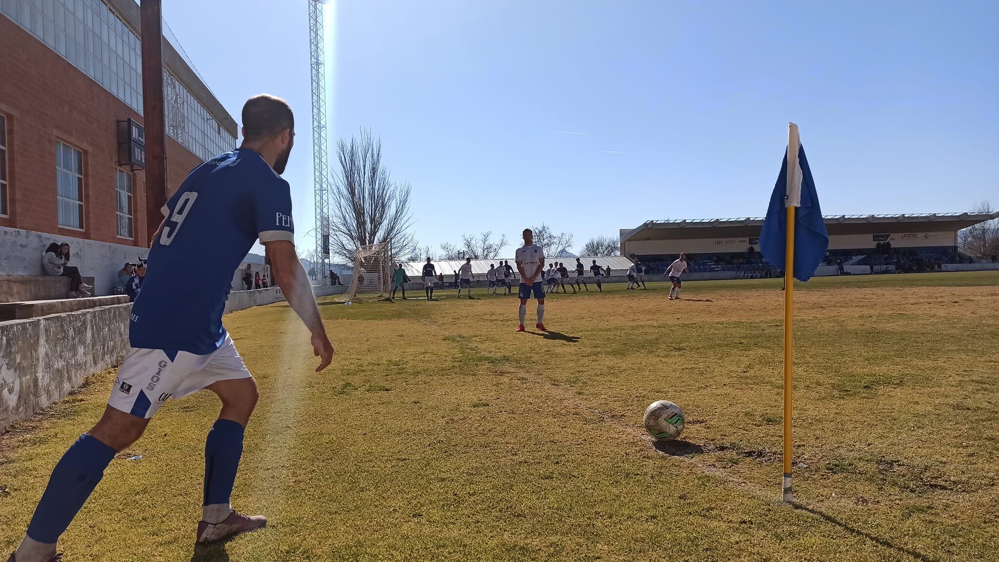 Imagen del campo en el ultimo partido jugado