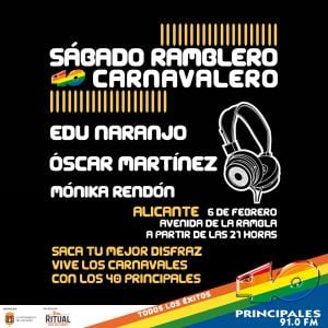 Cartel del Sabado Ramblero 40 Carnavalero