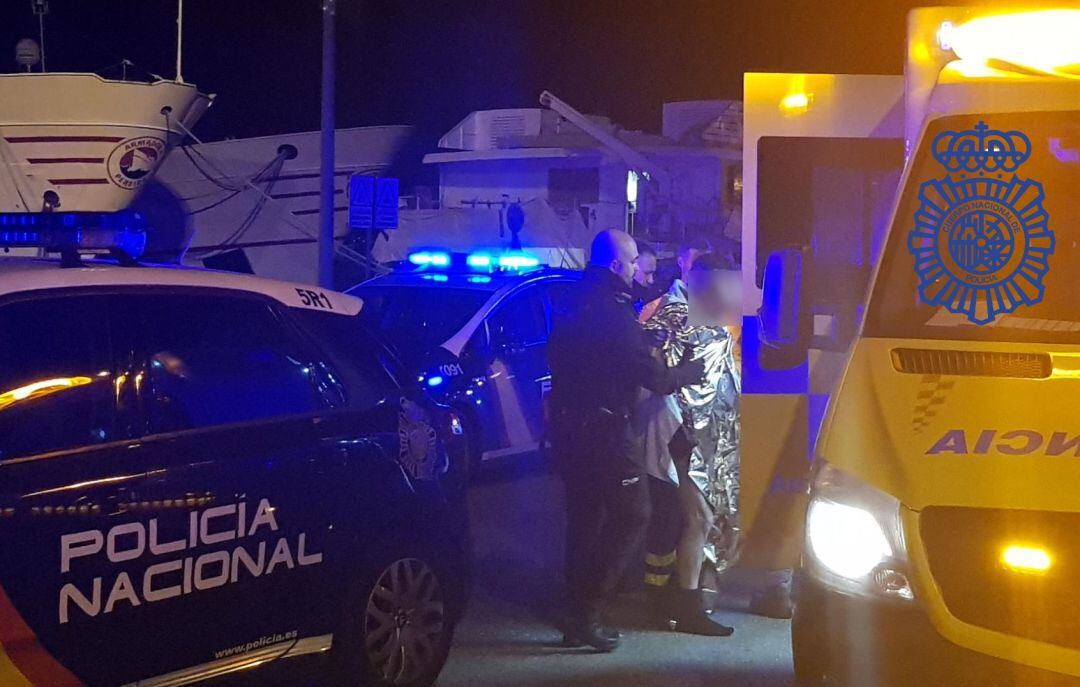 La Policía Nacional evitó un suicidio en las inmediaciones del astillero Barreras