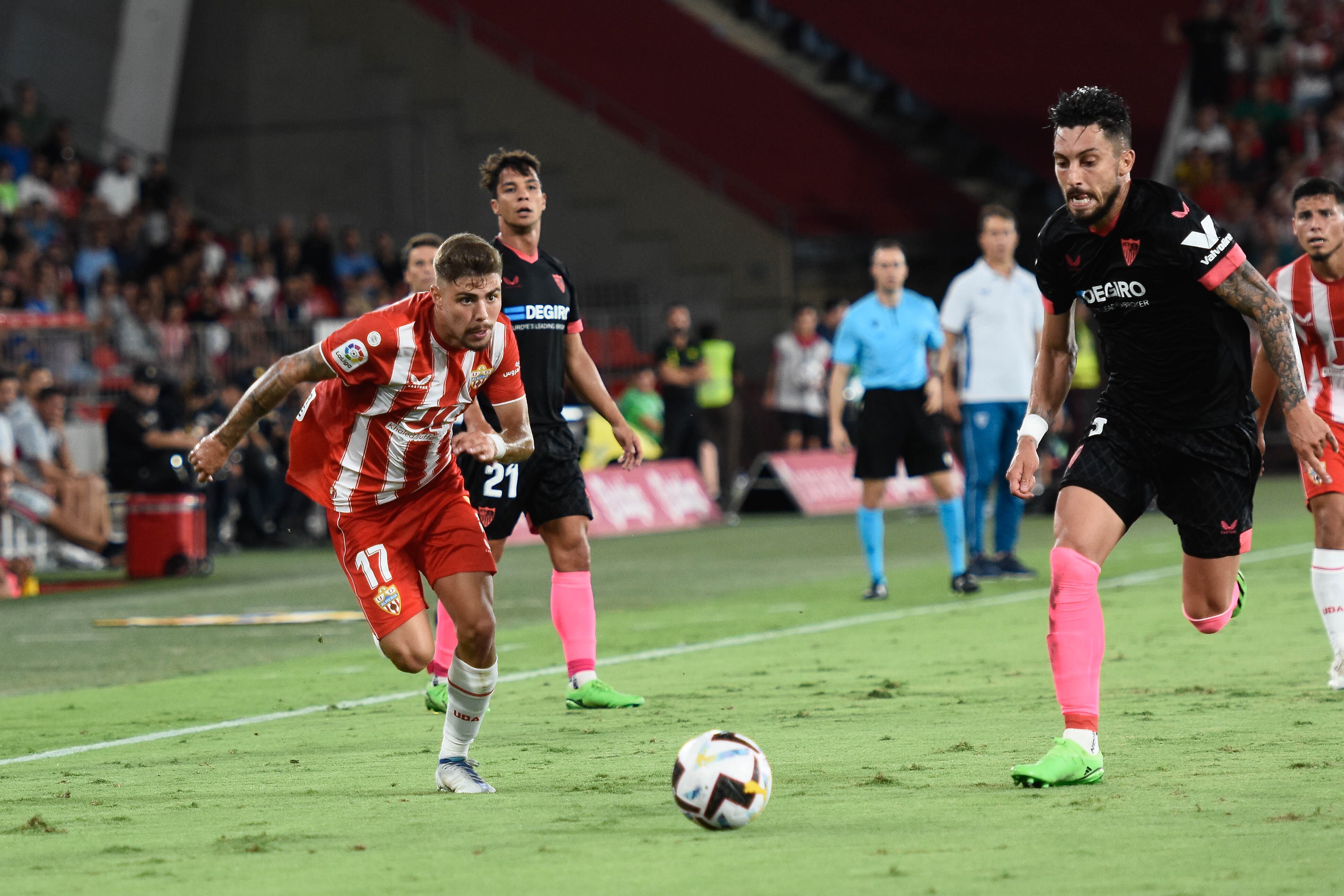 Pozo en el Almería-Sevilla.