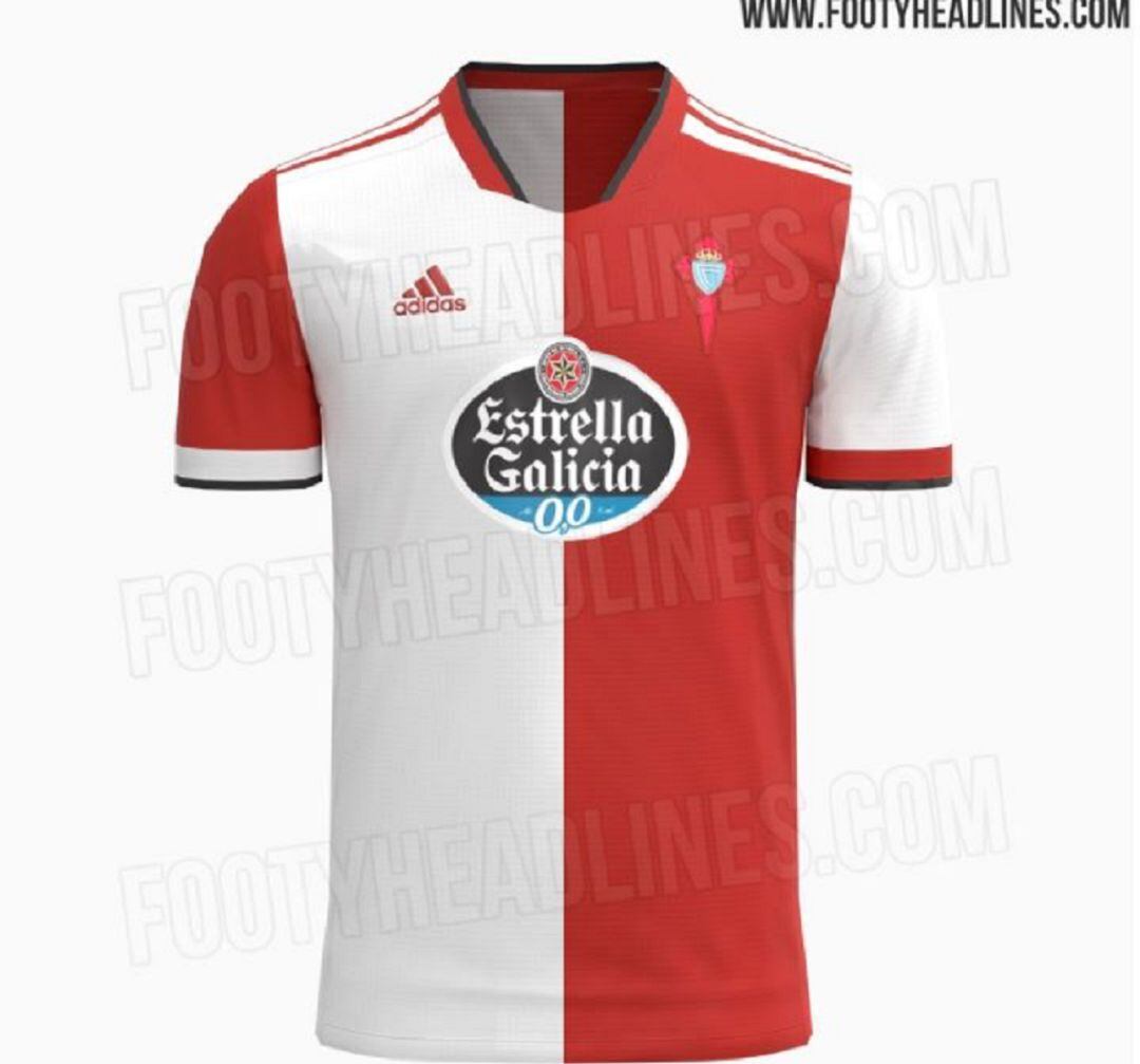 Posible diseño de la segunda camiseta del Celta