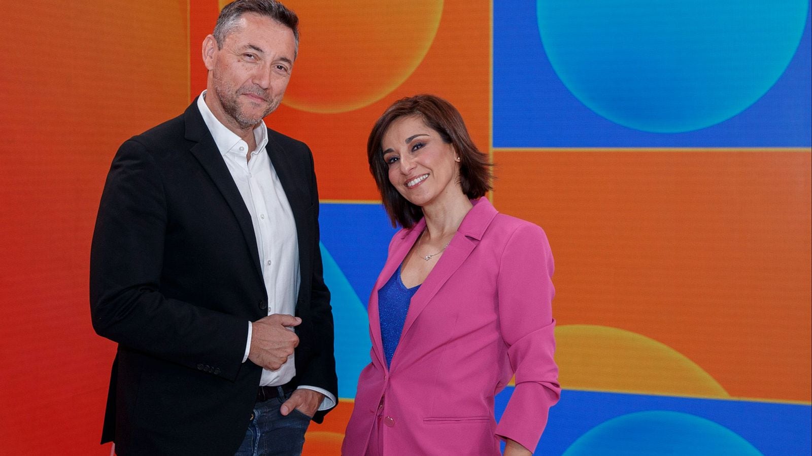 Javier Ruiz y Adela González en Mañaneros 360.