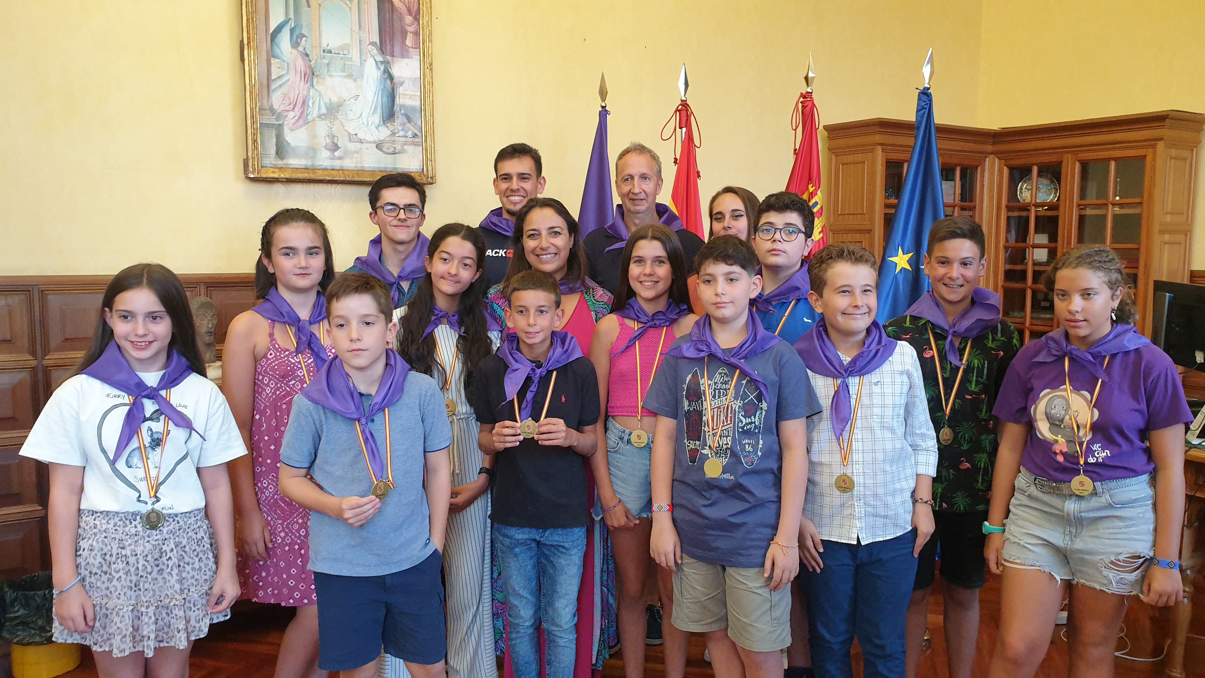 Los consejeros y consejeras infantiles y juveniles también han participado en el primer Pregón Infantil de San Antolín