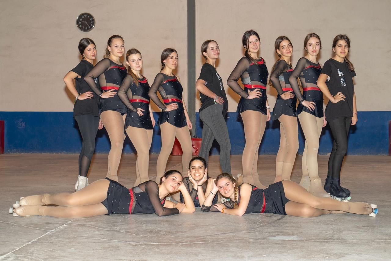 El Club Patín Huesca celebra su tradicional exhibición