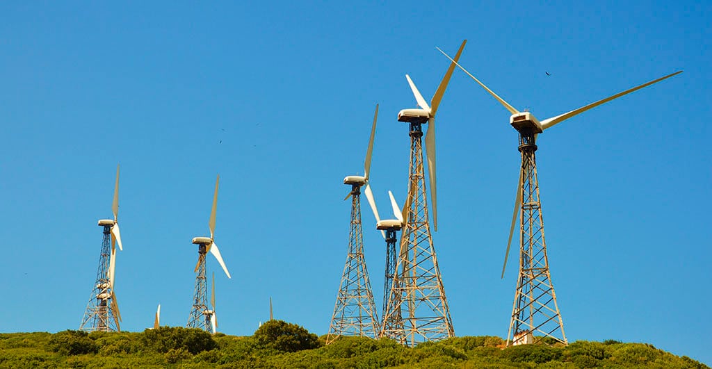 Molinos del parque eólico de Tarifa