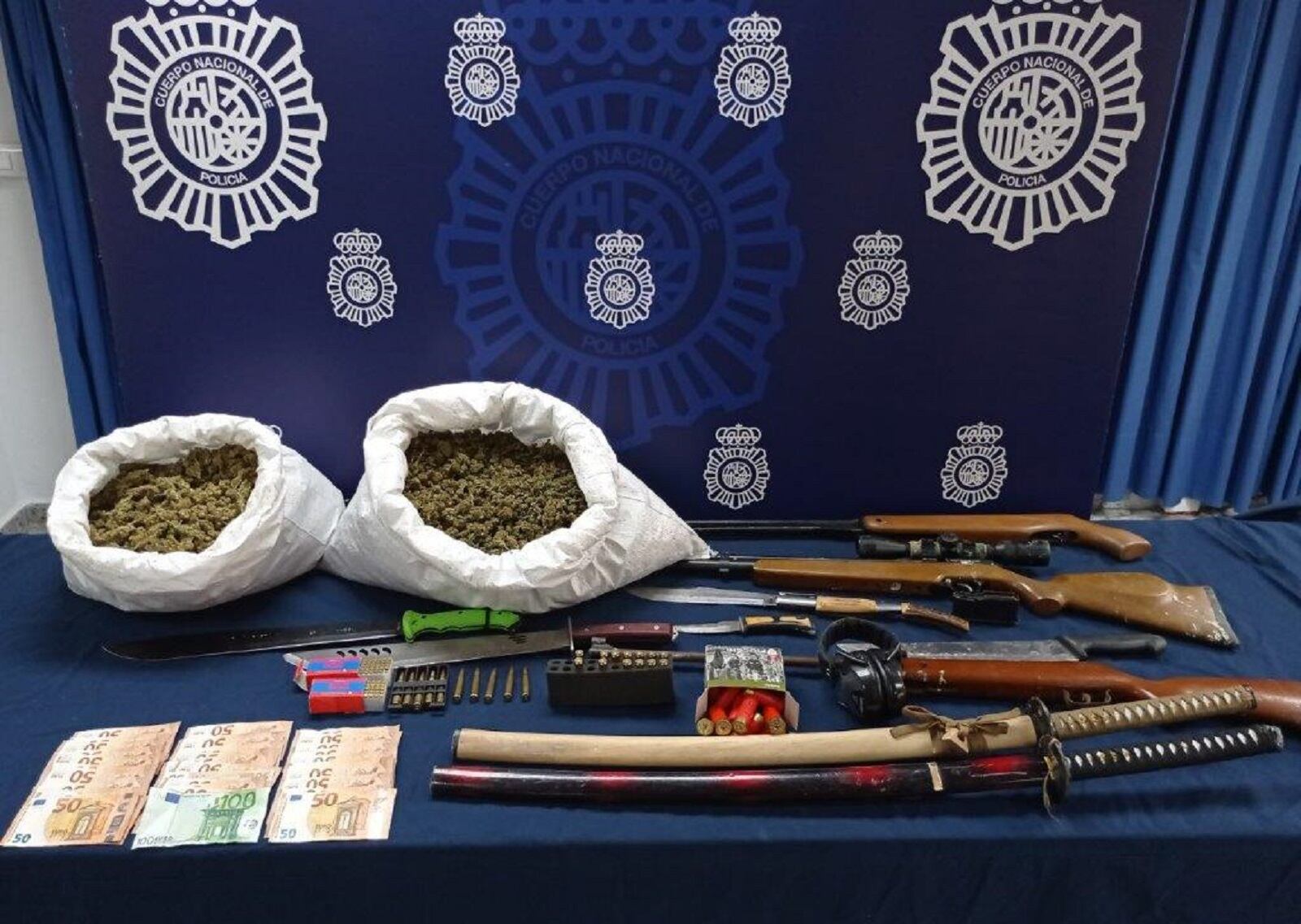 Incautación de la policía nacional