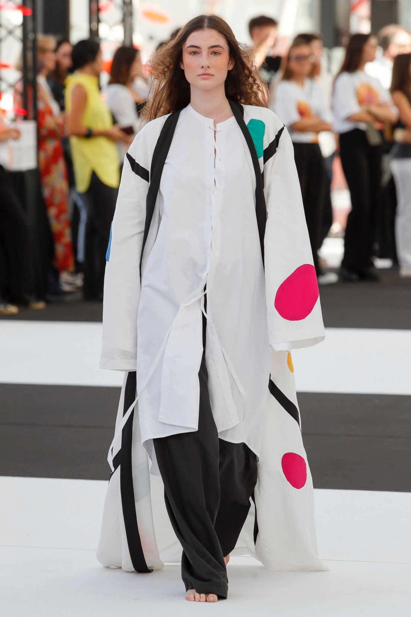 Los diseños de la modista socuellamina Alba Domingo desfilaban en el Clec Fashion Festival 2025