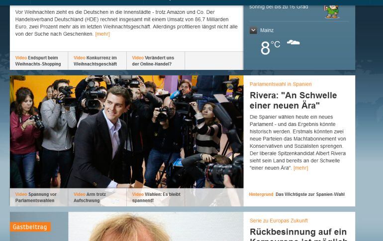 atención mediática internacional a las elecciones españolas