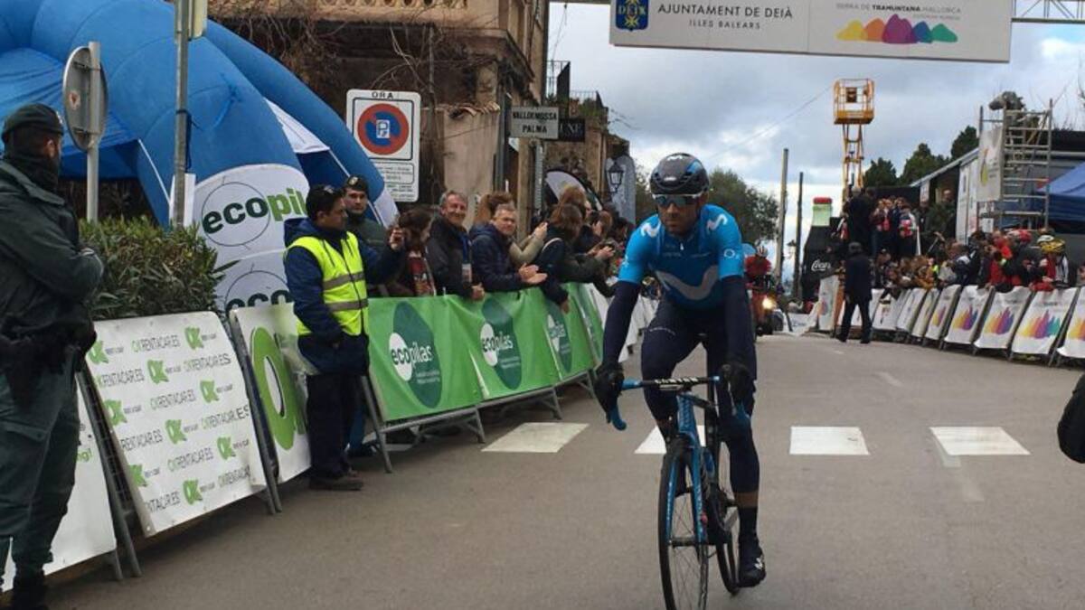 Valverde vuelve a lo grande: atacando y siendo tercero en Serra de Tramuntana