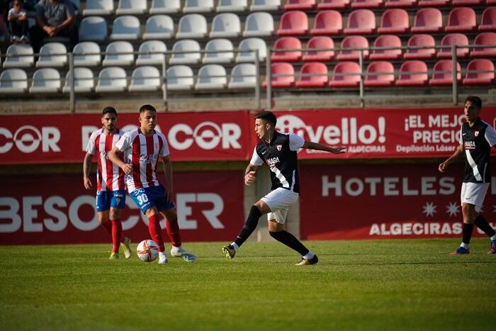 Un momento del partido