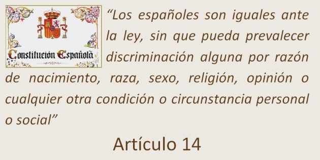 Artículo 14 de la Constitución Española