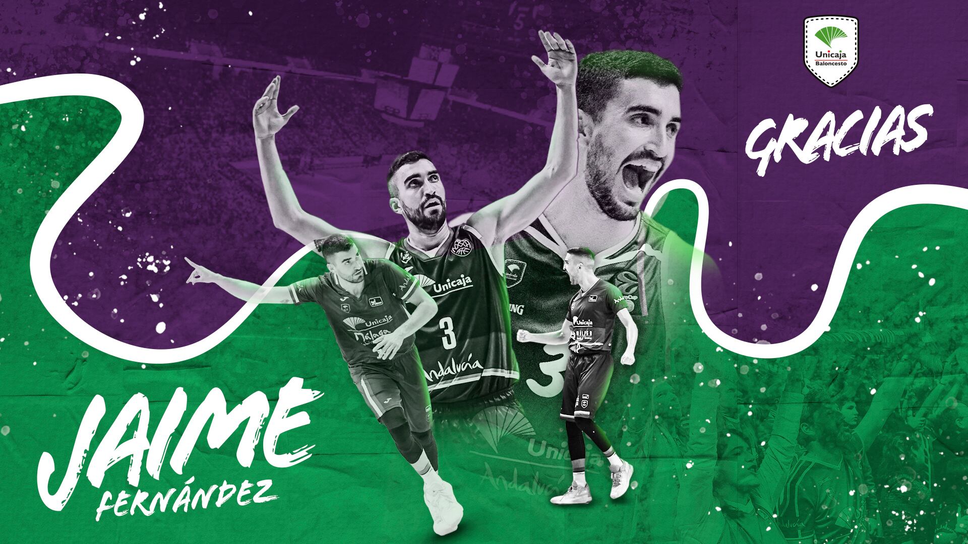 Agradecimiento del Unicaja a Jaime Fernández