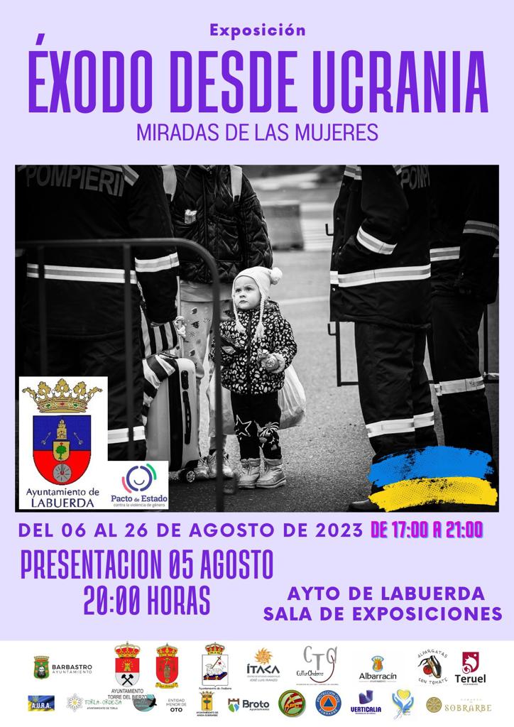 Exposición Éxodo desde Ucrania. Miradas de las Mujeres en Labuerda