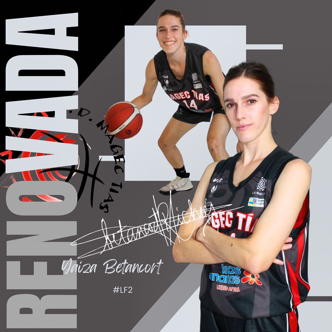 Anuncio de renovación de Yaiza Betancort