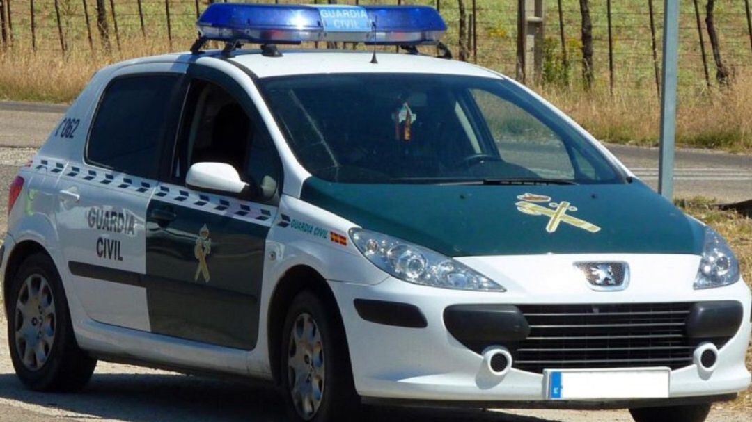 Un vehículo de Guardia Civil.