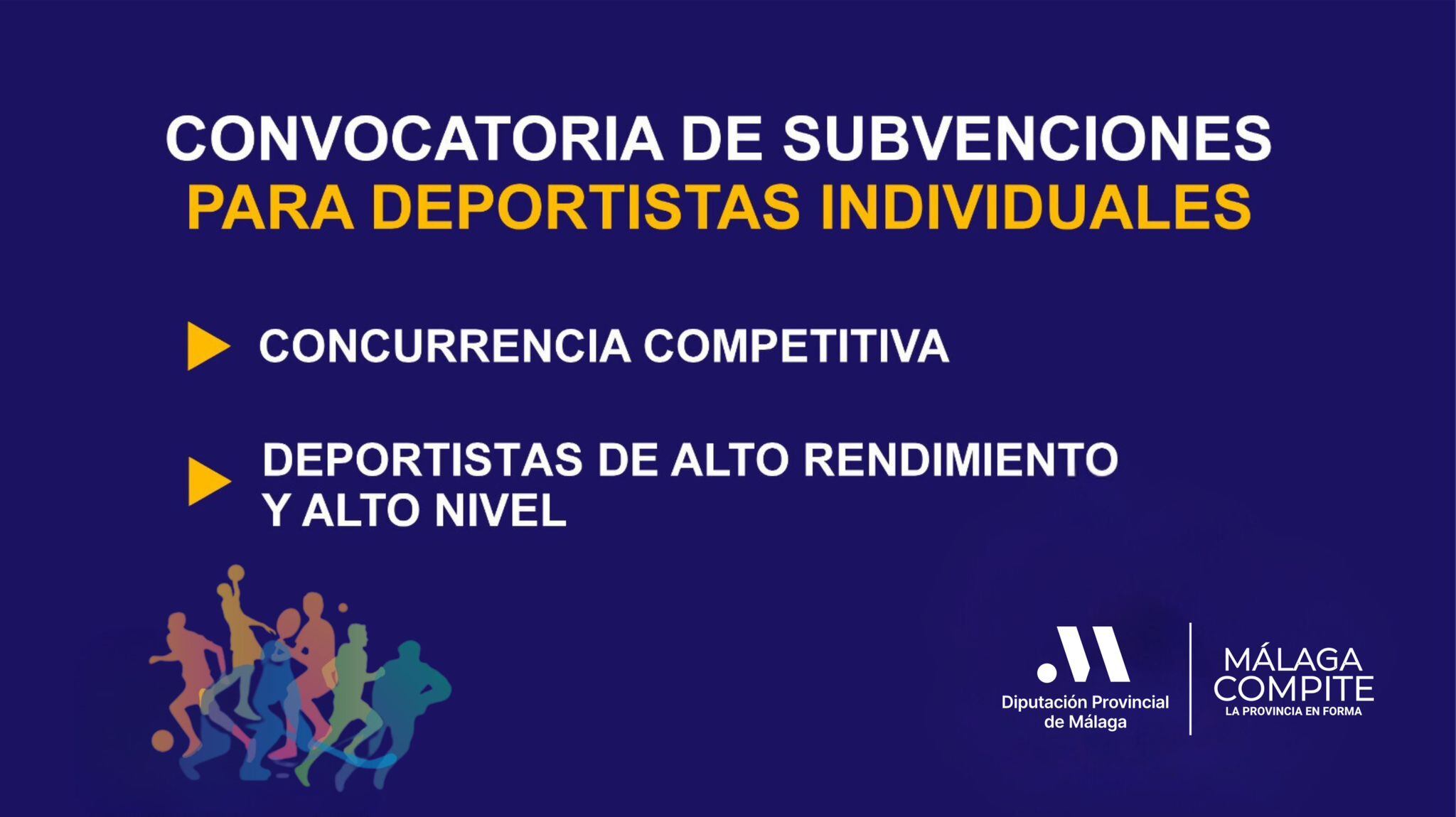 Subvenciones para deportistas de la Diputación de Málaga