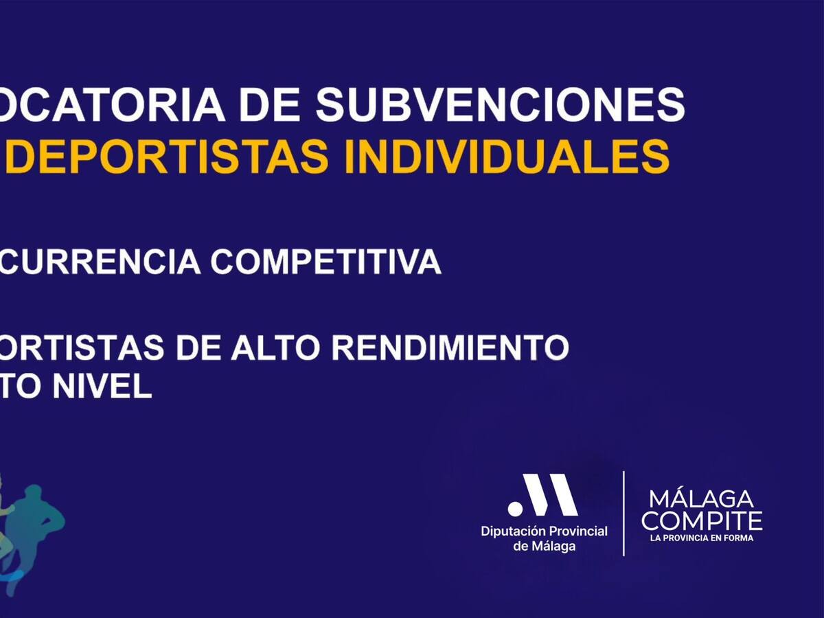 La Diputación abre una convocatoria de ayudas a deportistas de alto nivel dotada con 180.000 euros