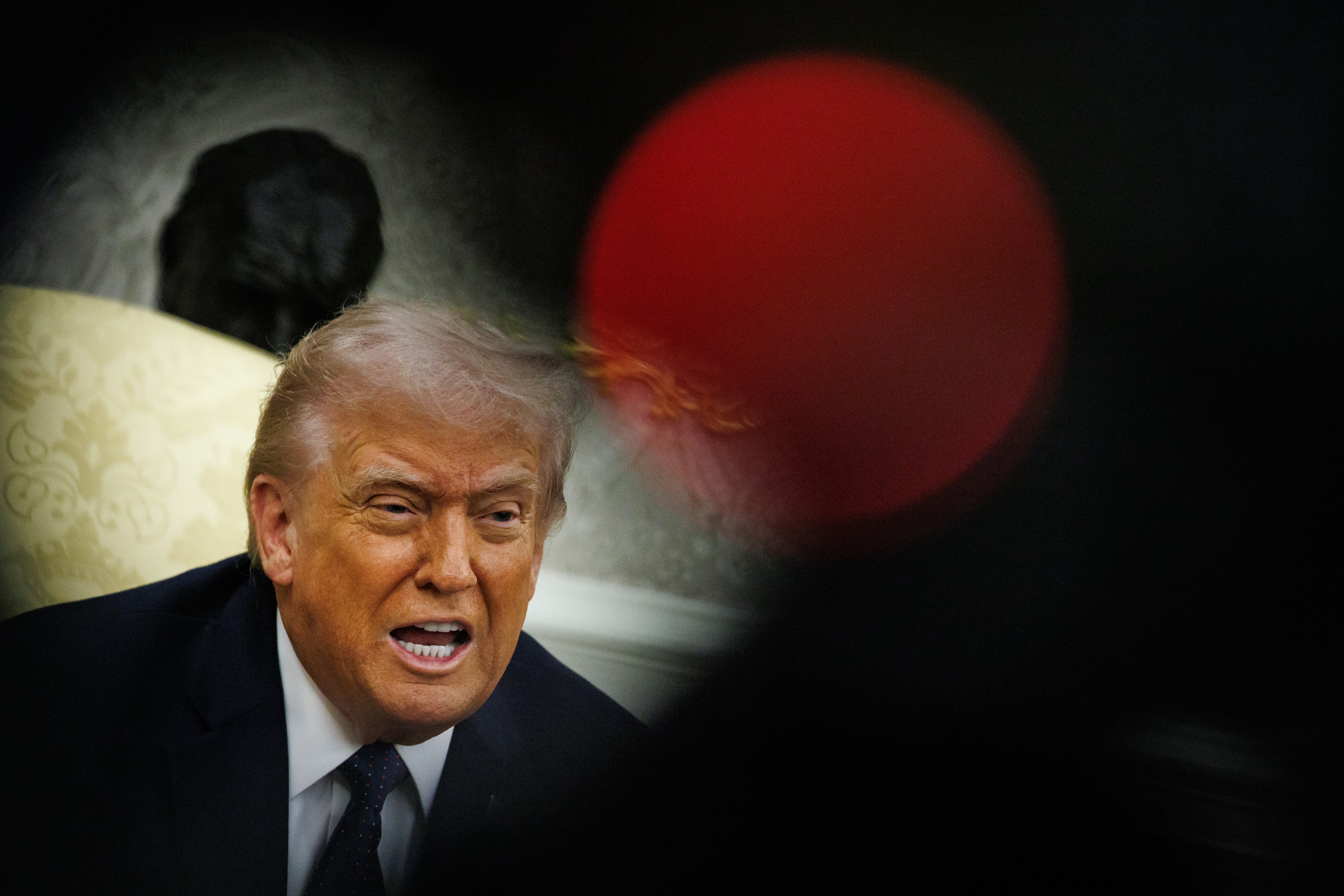 Washington, DC (USA), 03/03/2026.- Donald Trump el día que amenazó a España. (Alemania) EFE/EPA/SAMUEL CORUM / POOL