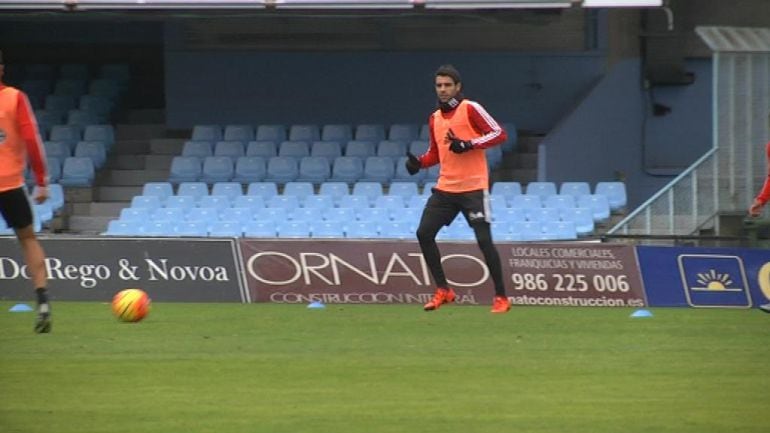 Augusto Fernández tendrá que decidir si juega ante el Athletic de Bilbao o no