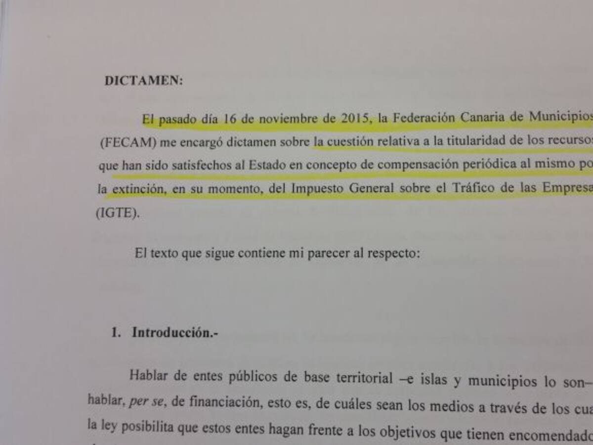 Gobierno, Cabildos y Ayuntamientos crean una comisión mixta para el reparto del IGTE