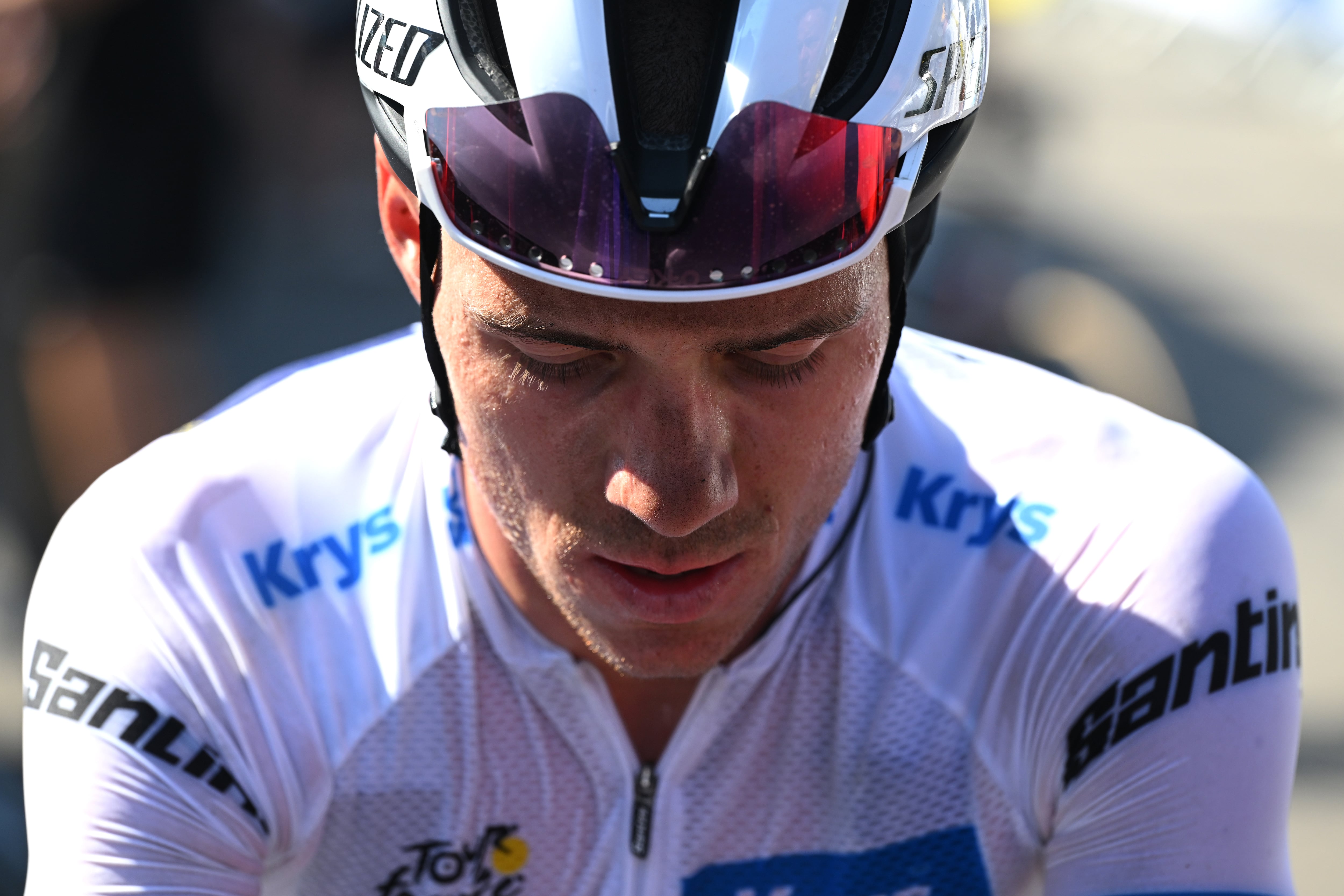 Remco Evenepoel durante la etapa 12 del Tour de Francia(Photo by Dario Belingheri/Getty Images)