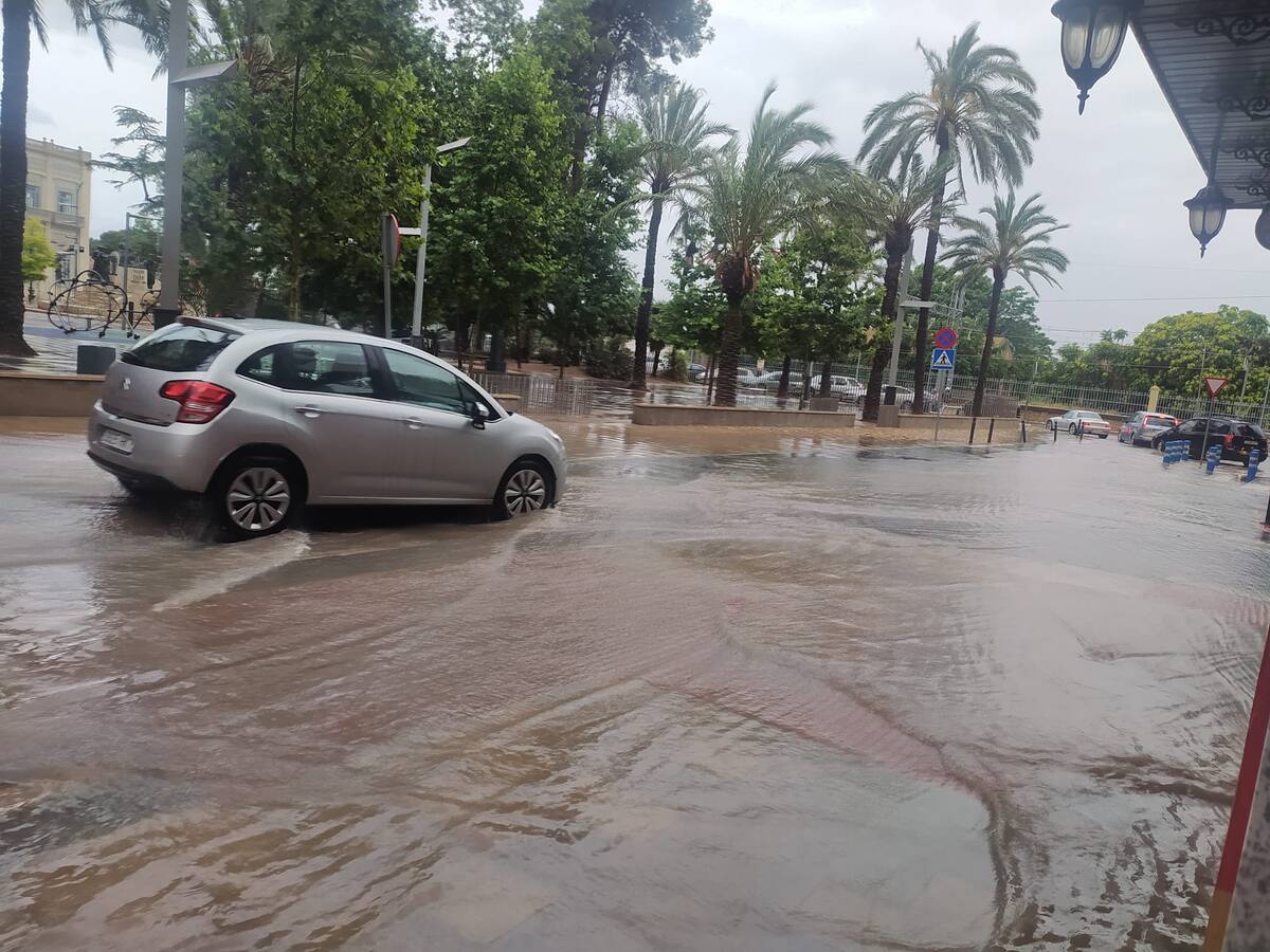 Lluvias intensas en Villena. Archivo