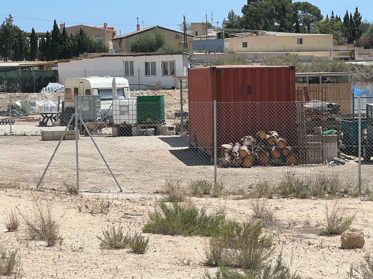 Una de las parcelas que los vecinos consideran ilegales y que han denunciado al SEPRONA