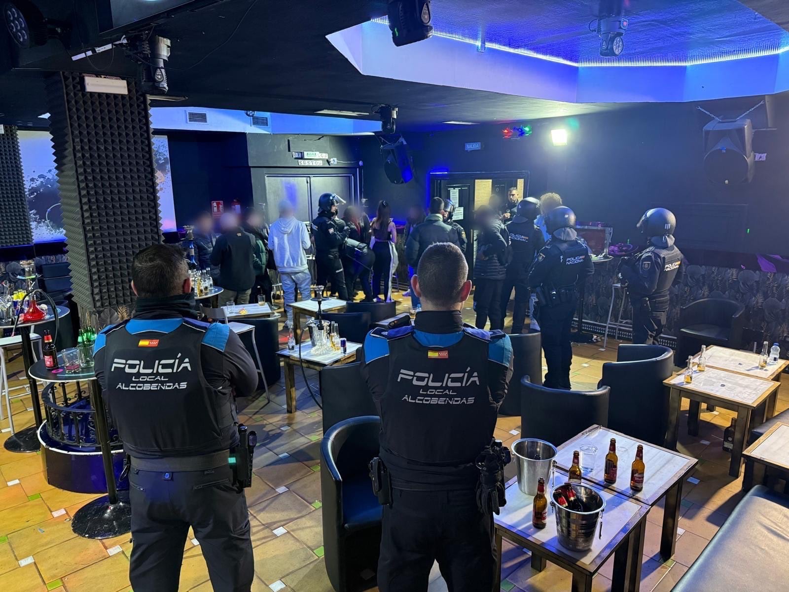 La Policía Local de Alcobendas identifica a 89 personas en bares de ocio nocturno en una sola noche