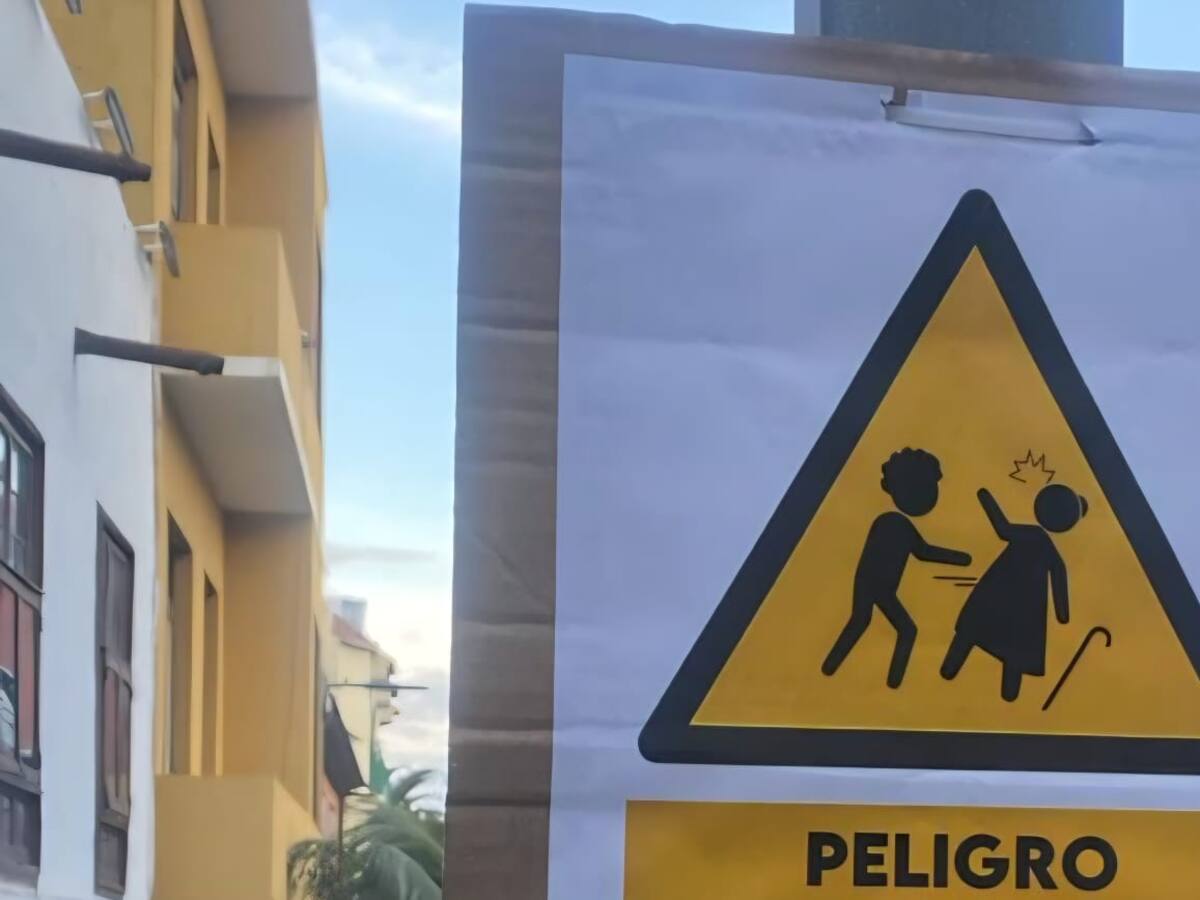"Es una incitación al odio": Un grupo de ultraderecha coloca señales de advertencia racistas en Tenerife