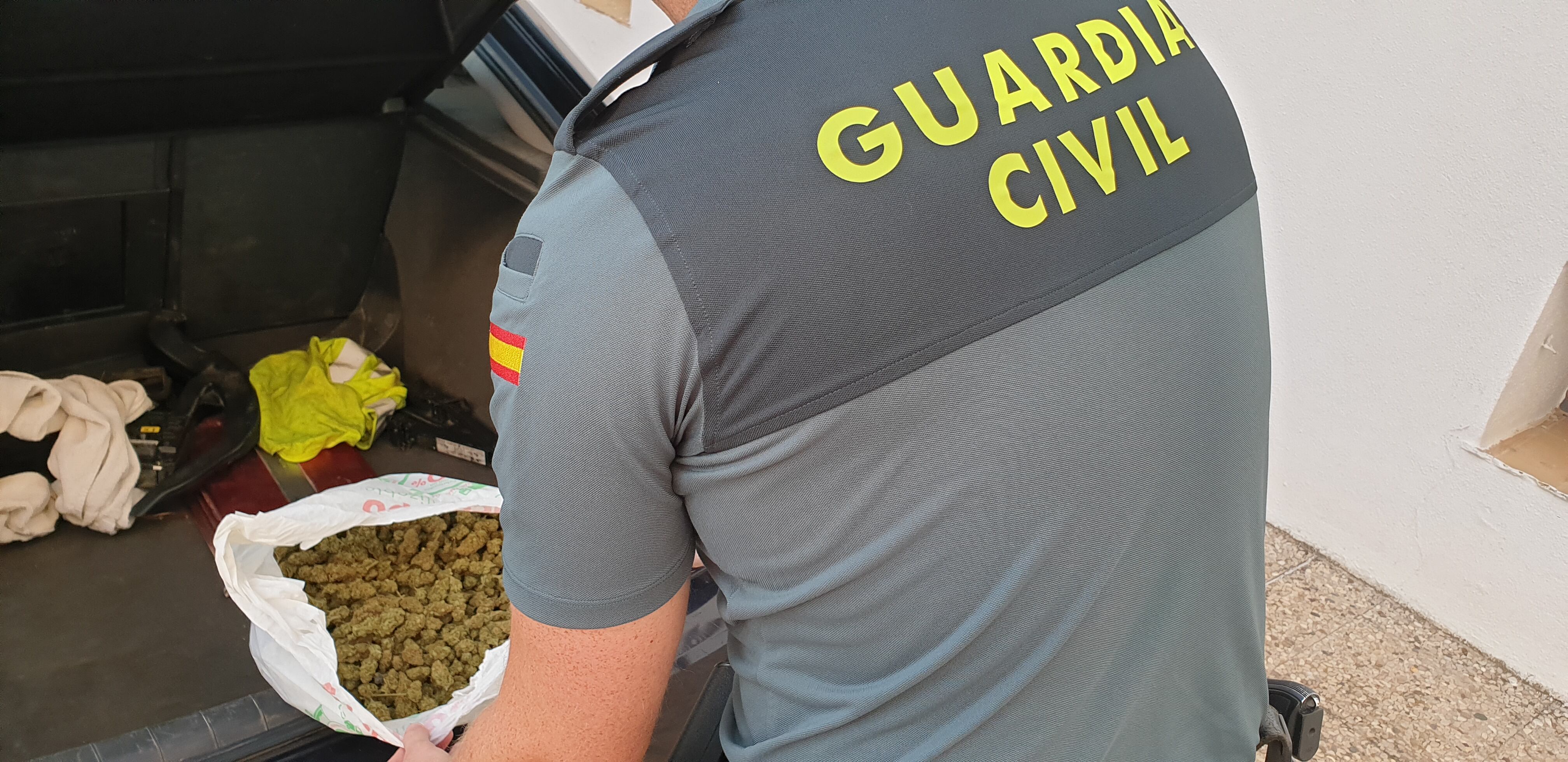 Marihuana decomisada en Villa Nueva del Arzobispo
