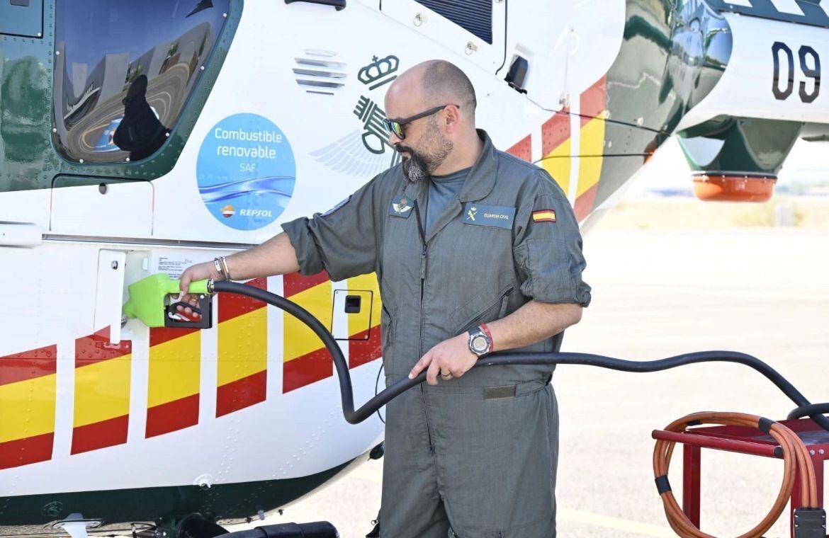 Las unidades aéreas de la Guardia Civil comienzan a usar Biocombustibles