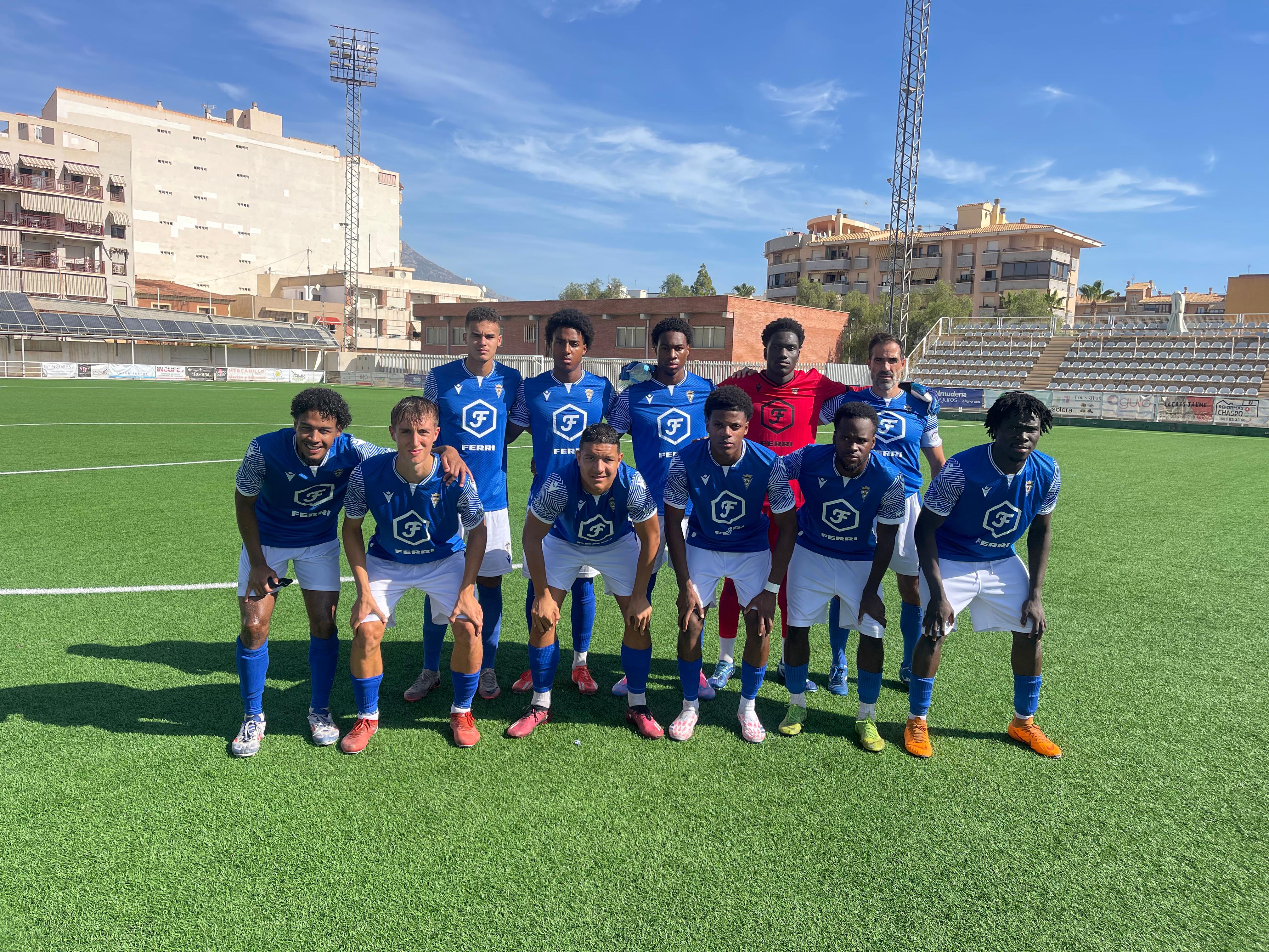 Alineación inicial del Villena CF en Villajoyosa