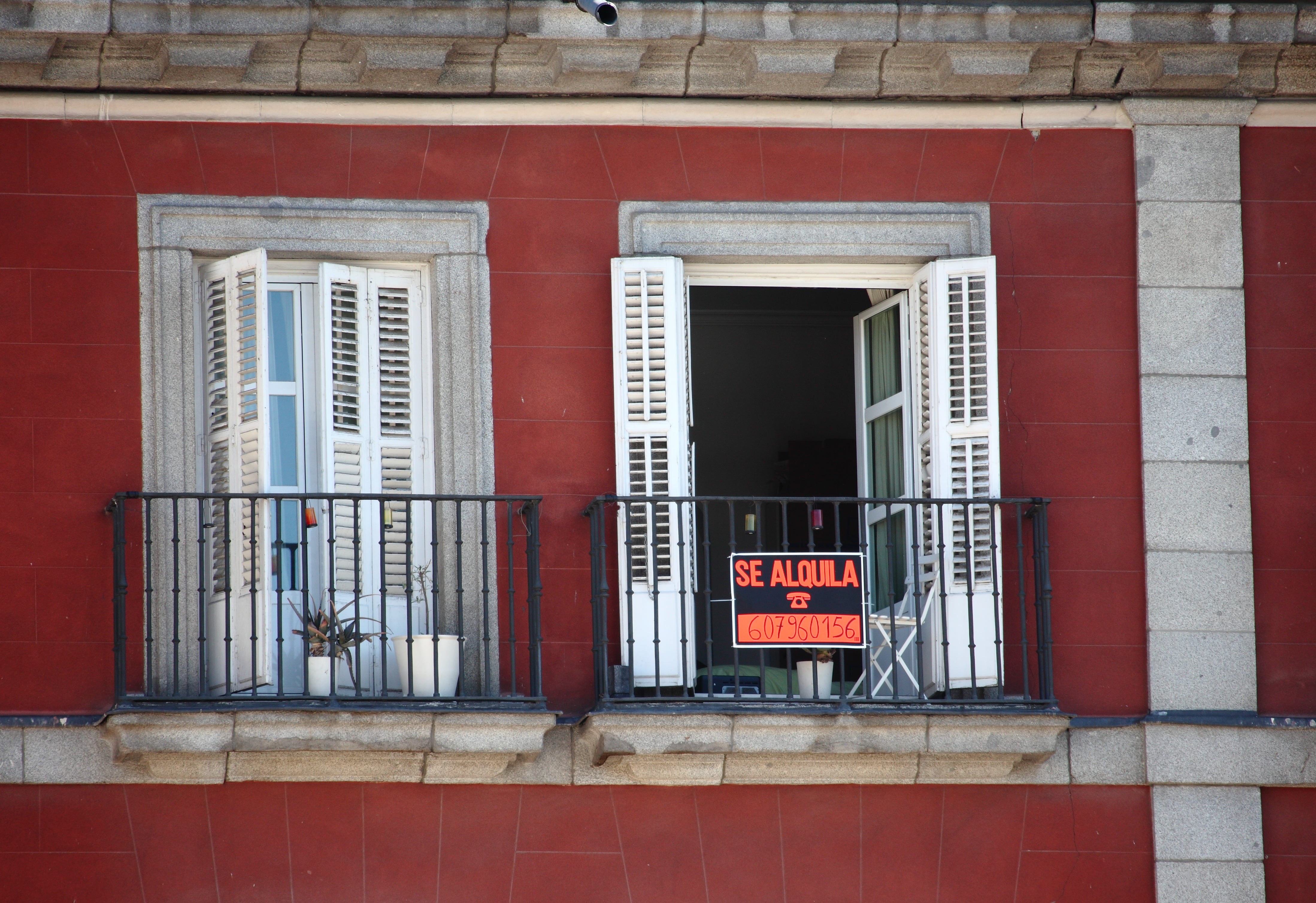 MADRID, SPAIN - MAY 20: Apartements for rent. (Photo by EyesWideOpen/Getty Images)