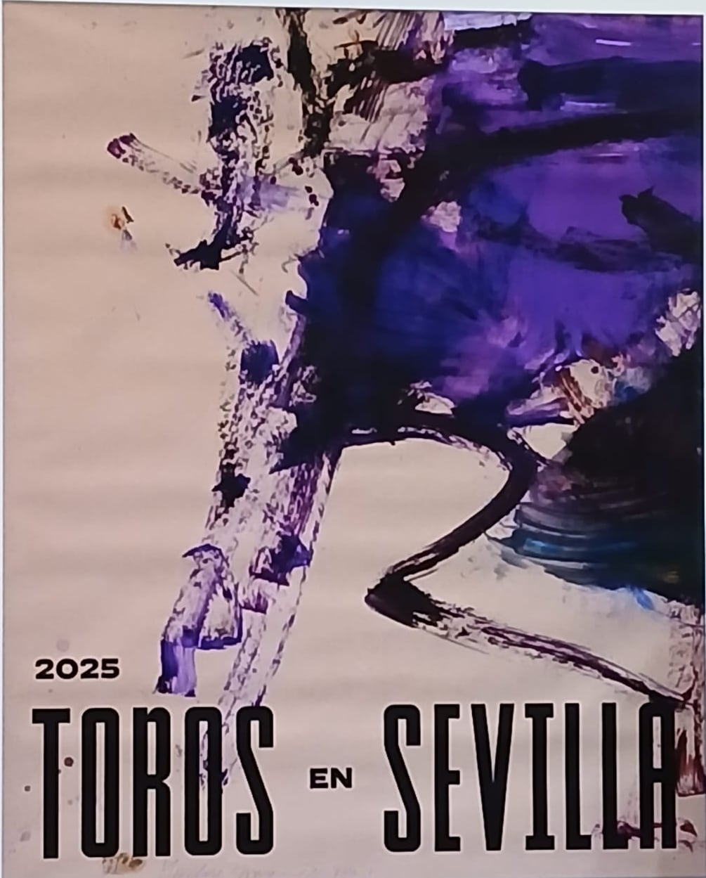 Cartel taurino de la austriaca Martha Jungwirth para la temporada 2025 en Sevilla