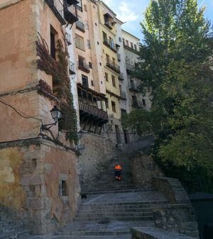 Escalinatas en el barrio de San Miguel.