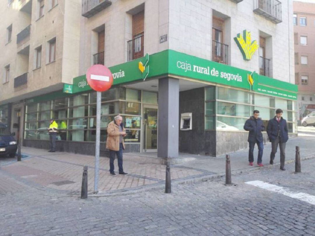 Oficina Caja Rural en Segovia (Foto Archivo)