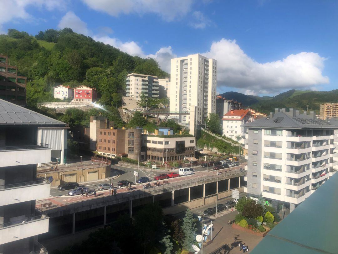 Zona de Legarre, en el casco urbano de Eibar