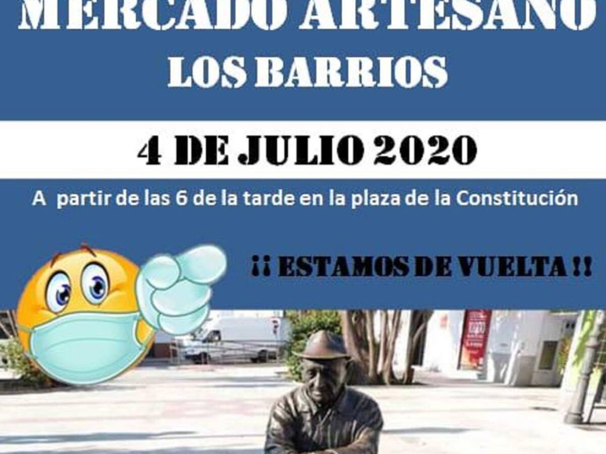 Este sábado vuelven los mercados artesanos al Paseo de la Constitución de Los Barrios