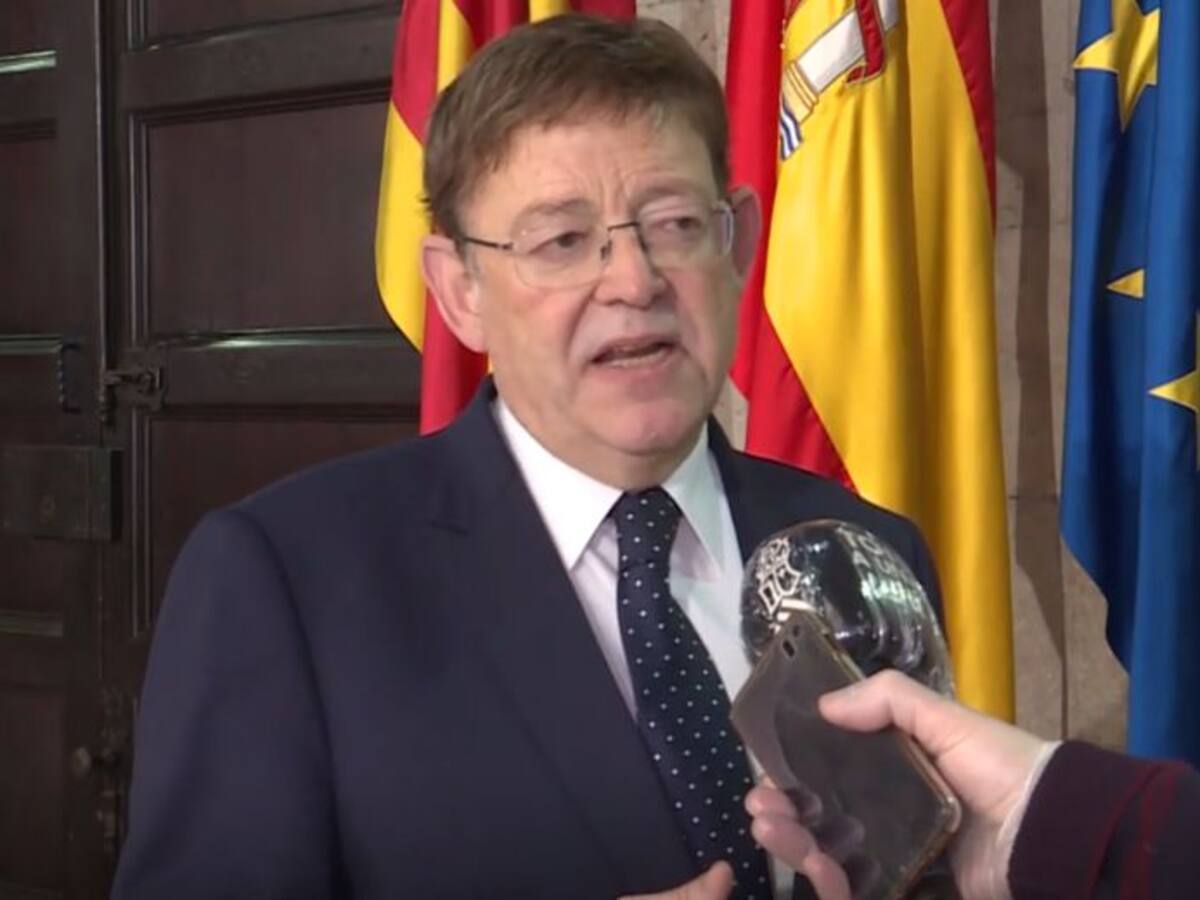 Ximo Puig confía en que este verano será posible la reapertura de las playas de la Comunitat Valenciana