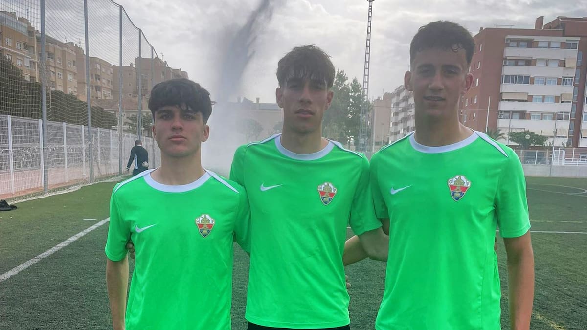 Tres jóvenes del Olímpic Juvenil, a prueba en el Elche CF